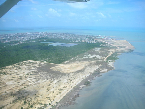 Above Belize City